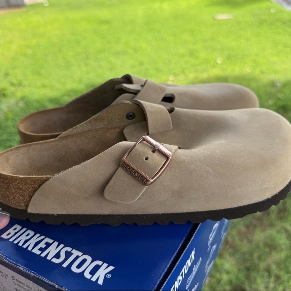 NEW! Birkenstock Boston BS Clogs in Tobacco Brown Size 38EU, Women’s 7 NWT
